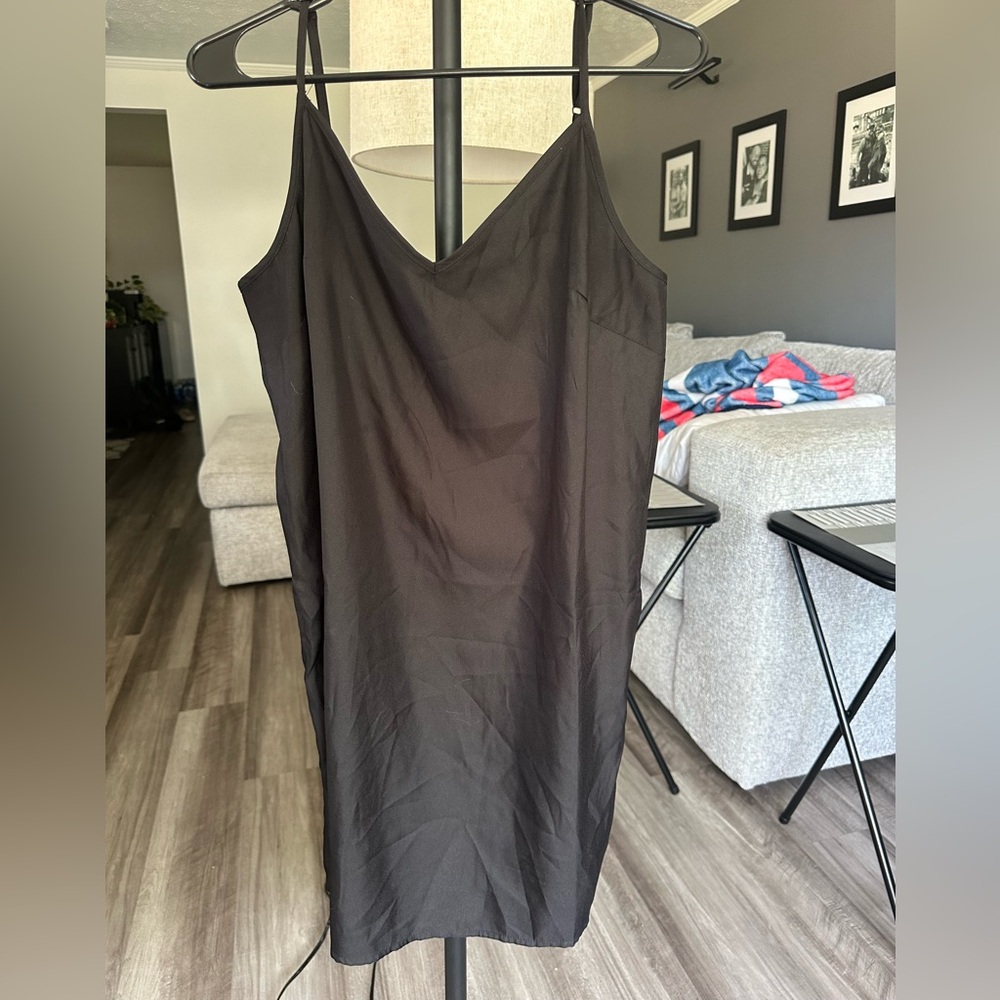 Black Slip Dress
